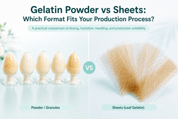 Gelatin Powder vs Sheets Which Format Fits Your Production Process