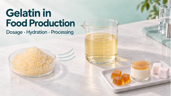 How to Use Gelatin in Food Production Dosage, Hydration, and Processing Tips