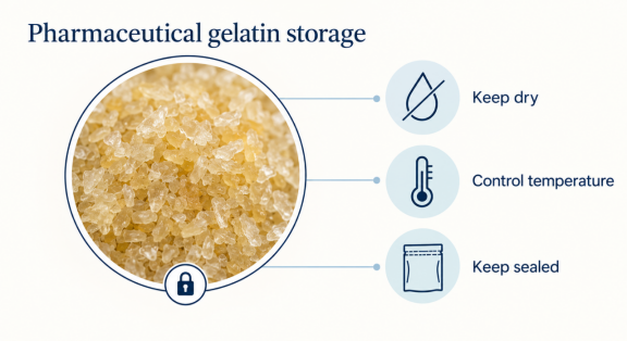 Stability and Storage of Pharmaceutical Gelatin